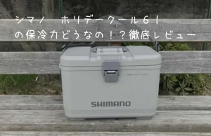 保冷力検証とレビュー！シマノ ホリデークール6L