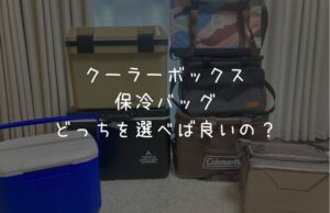 クーラーボックスと保冷バッグはどっちがいいの？選び方を徹底解説