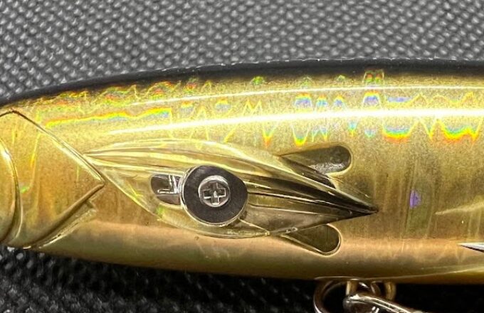 ハニタスミノーのクイングシステム部分