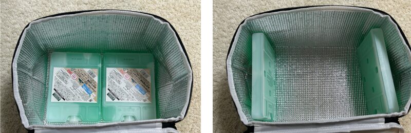 保冷剤の入れ方