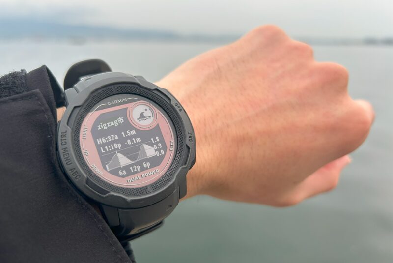 GARMIN Instinct2 タイドグラフ
