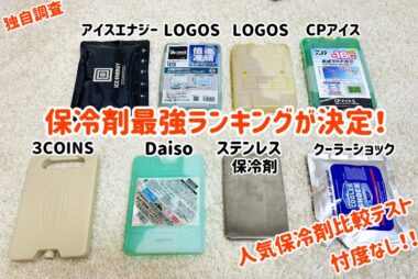 保冷剤最強はどれ？現役研究職が保冷力を徹底的に比較テスト！