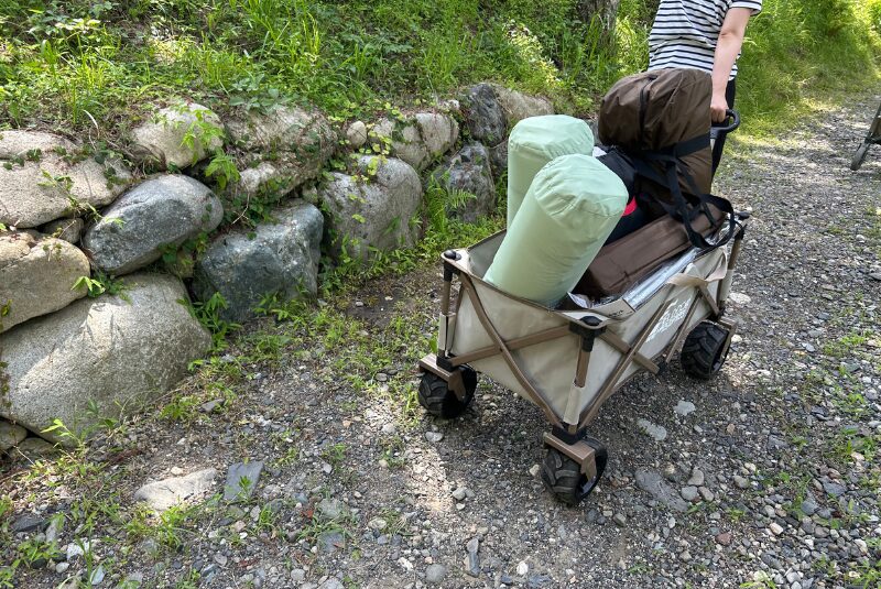女性でも軽々なマルチキャリーカート