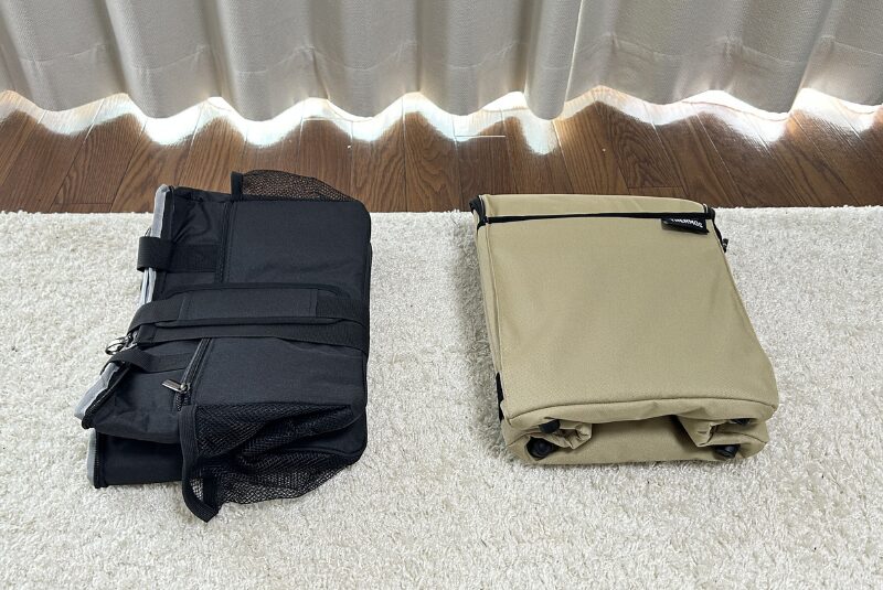 サーモスソフトクーラー-アイリスプラザ-折り畳み比較