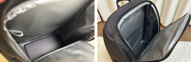 サーモス保冷バックパック-入り口