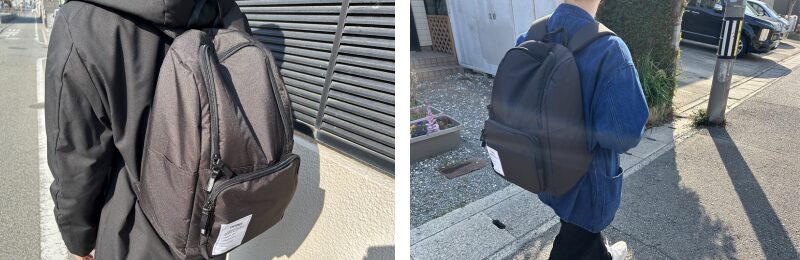 サーモス保冷バックパック 男女背負う