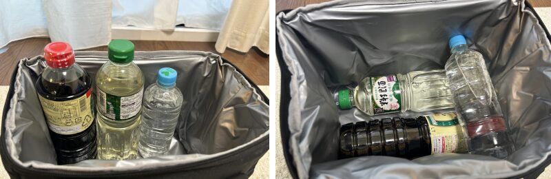 アイリスプラザ-ソフトクーラー-醤油、みりんなど