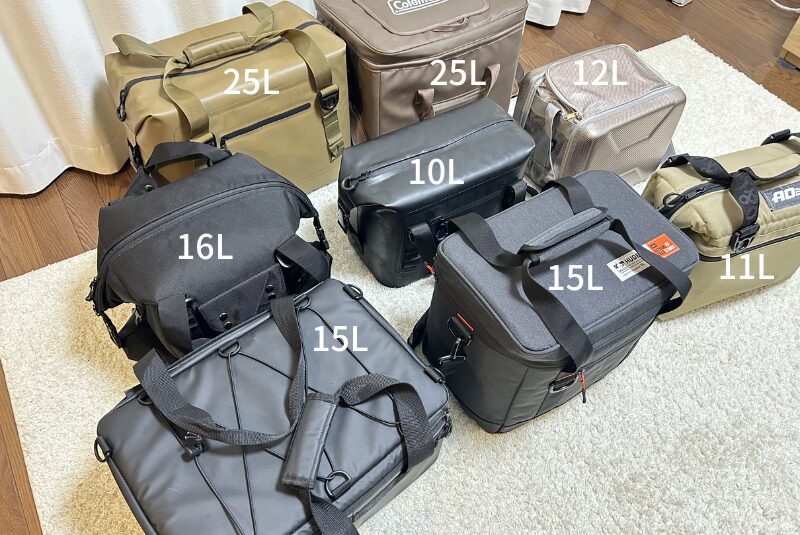 保冷バッグサイズ比較