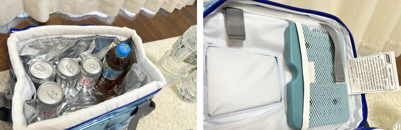 ジュースを立てて入れる