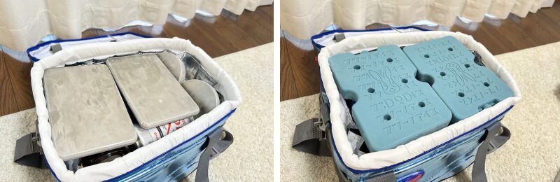保冷剤を入れた例