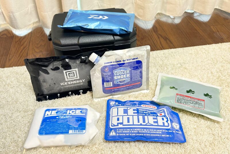 ランキングのソフト保冷剤とクーラーボックス