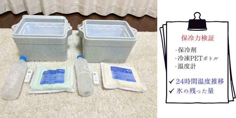 保冷力テスト条件