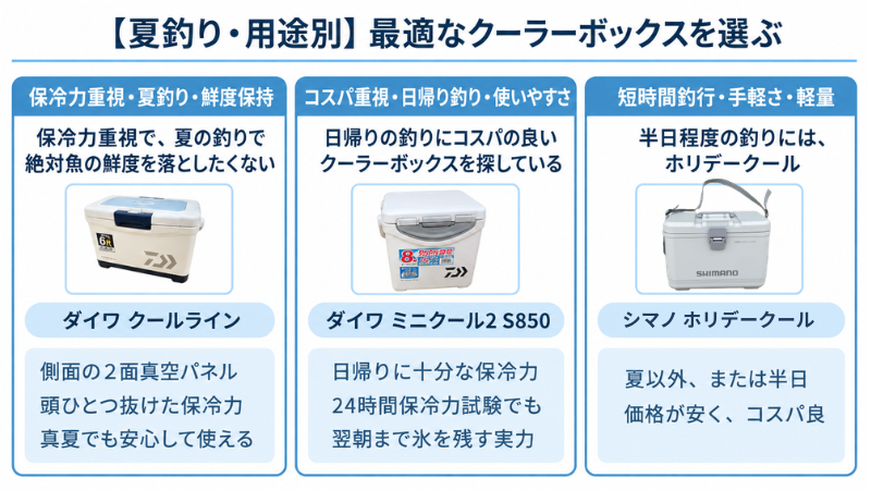 ミニクール2、他クーラーボックス性能比較.